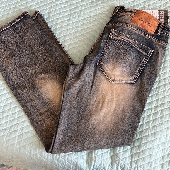 Feeson Men Jeans 33 DISTRESSED - Picture 3 of 3